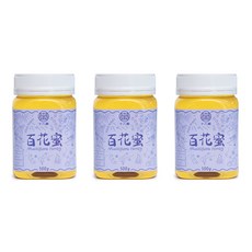 Nutri Viva 천연벌꿀 잡화꿀 자연숙성 야생화꿀100%, 3개