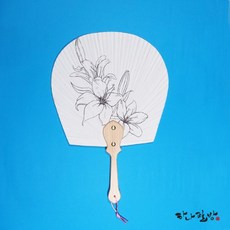 민화부채도안