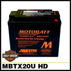 모토뱃 MBTX20U HD 12V21AH 할리데이비슨 배터리, 모토배터리, 1개