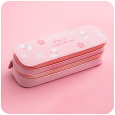 문구 필통 더블 레이어 3 학년 4 학년 초등학생 연필 가방 잠금 암호 핑크-106433, 단일옵션, 옵션10