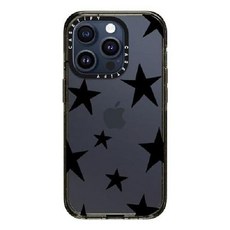 CASETiFY 정품 아이폰15 프로 - 별 프린트 임팩트 케이스