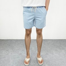 남자연청반바지