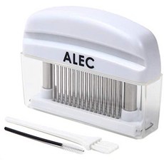 4.예상수령일 2-6일 이내 ALEC 미트 텐더 라이저 고기 근육 절단 장치 [스테인레스 스틸 화이트] 세척 브, 화이트