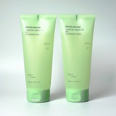 1+1 라운드어라운드 컴포트 그린티 약산성 클렌징 젤 폼 200ml