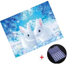 토끼보석십자수