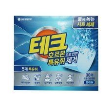 테크 호르몬 특유취 제거 물에녹는시트녹는시트세제 30매 _ 프레쉬 시트세제, 1개