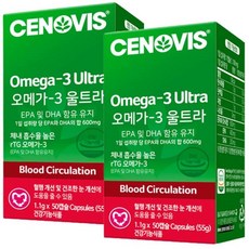 세노비스 rTG 오메가-3 울트라 50일분 50캡슐 2개