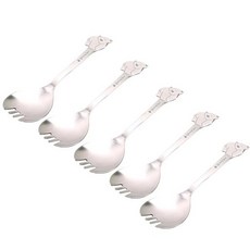 윙킹베어포크스푼, 실버, 5p