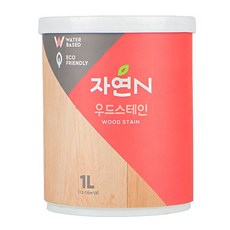 친환경 자연N 우드스테인 페인트 1L 브라운 23879