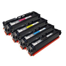 잉크다파라 HP CF400X CF400A 재생토너 세트 MFP M277dw M277n M252n M252dw, 1세트, CF400X 4색 대용량/재생 1개, 검정+파랑+빨강+노랑