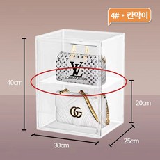 Vanimy 투명 리빙박스 책보관함 가방보관함, 칸막이(4번), 1개 - 무인양품장식장