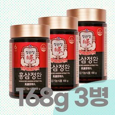 정관장 홍삼정환 168g 3병 구성