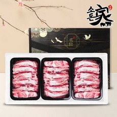 [소돈가] 한돈 문경 쑥돈 생 등갈비 선물세트 (600gx3) 총 1.8kg, 단품