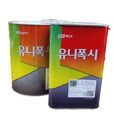 KCC 유니폭시 코팅에폭시 바닥제 상도유광투명 2액형 3.15kg 주차장카페바닥, 1개