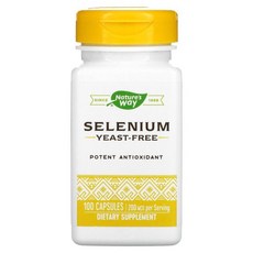 네이쳐스웨이 셀레늄 200 mcg 100 캡슐, 100정, 6개