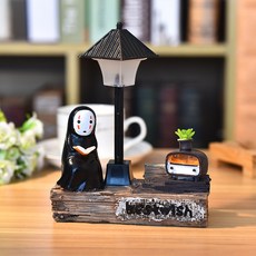 독창적 기프트 수호신 투톤 클래식 실내 진열 장식품 공예품 실체 화물 공급원, 가오나시 가로등 백미러 B10