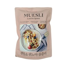 피코크 렌틸 & 퀴노아 뮤즐리 통 곡물 400g, 1개