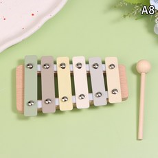 몬테소리 뮤지컬 장난감 아기 딸랑이 벨 드럼 실로폰 타악기 0 3 년 어린이 조기 교육 악기, [05] Clap Bell, 1개