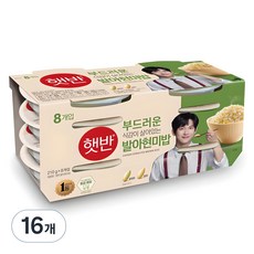 햇반 발아현미밥, 210g, 16개 210g, 16개