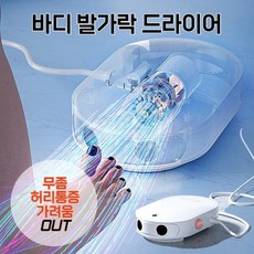 바디드라이기 몸말리는기계 샤워건조기 몸 전신 건조기 발 바디 드라이어, 클린화이트