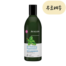 아발론 페퍼민트 배스 앤 샤워 젤 355ml, 1개