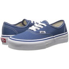 [미국] 380345 반스 키즈 스니커즈 슬립온 Vans Kids Authentic (Little Kid/Big Kid) - Navy/True White
