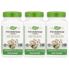 네이처스웨이 피버퓨 허브 Feverfew 380mg 180정 3개