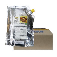 백설 다담 고깃집 된장찌개양념2kg 6개 1박스, 2kg