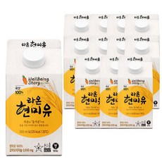 라온 현미유, 500ml, 12개