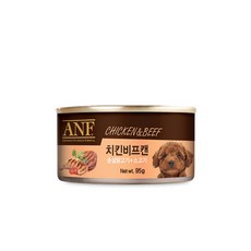 ANF 캔 강아지 간식 치킨비프 95g x 24개 - anf강아지캔