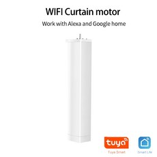 WIFI 전기 커튼 모터 alexa Google 가정 음성 tuya wifi 통제 똑똑한 커튼을위한 Broadlink RF Dooya 원격 제어|자동 커튼 컨트롤 시스템|, 1개, 1.2-1.5Nm and DC2700, 단일