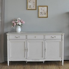 꼬떼따블 루이필립 393T 코모도 서랍장 수납장 뷔페장 (랄라핑크)