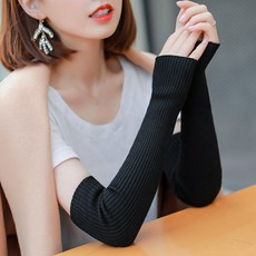 쇼핑은나의길 워머장갑 바이방한장갑 따뜻한장갑 손목보호대 여성 보온 팔뚝용보호대 페이크 슬리브 겨울 가을 산후조리 관절 소매
