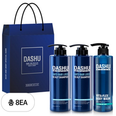 다슈 데일리 한방 두피 골드 샴푸 500ml x 2개 + 비타플렉스 올인원 바디워시 500ml + 쇼핑백, 8세트