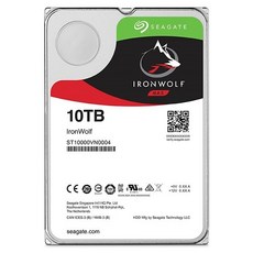 씨게이트 IronWolf HDD, 10TB, ST10000VN000