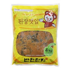 [연중무휴] 반찬단지 된장깻잎 4kg, 1개