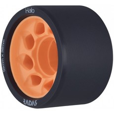레이더 휠 - 헤일로 - 롤러 스케이트 휠 - 38mm x 59mm 휠 4팩 오렌지 86A : 장난감 &amp; 게임, 단일옵션