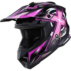 1Storm Youth Kids 모토크로스 헬멧 BMX MX 자전거 십대 레이싱 매트 블랙, Youth Race Pink, Large