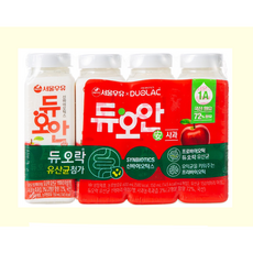 [서울우유] 듀오안 사과, 48개, 150ml