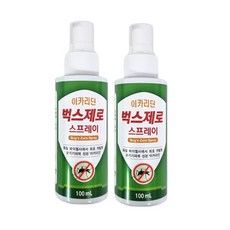 벅스 제로 (이카리딘) 100ml 스프레이형 모기 털진드기 기피제, 2개