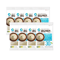 청정원 콩담백면 사리 8팩 두부면 - 다이어트 두부 국수 콩면, 150g, 8개