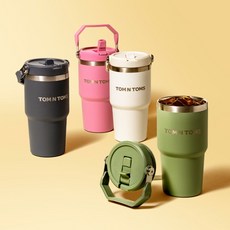 탐앤탐스텀블러  탐앤탐스 트래블 텀블러 650ml 라이트 카키 라이트 카키 
