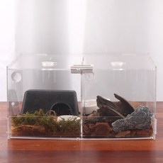 온습도계 아크릴 사육장 2구 4구 파충류 게코 도마뱀