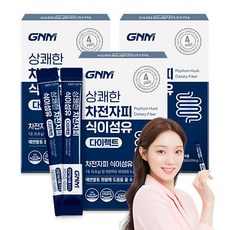 [1일 1포당 식이섬유 5g] GNM 상쾌한 차전자피 식이섬유 다이렉트, 3개, 204g
