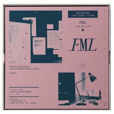 세븐틴 SEVENTEEN FML 앨범 미니 10집 CD 손오공 Faded Mono Life 버전 핑크