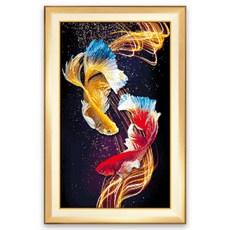 보석십자수물고기