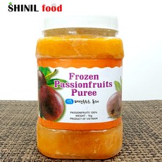 신정푸드 씨 없는 패션후르츠 퓨레 1kg, 1개