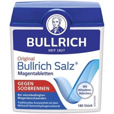 Bullrich Salz 불리히 소금 정제, 2개, 180정