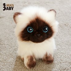 해외 시암 고양이 초모작 고양이 뽀글이 인형 인형 인형 생14세 이상 주문 필수-14545, 옵션01, 라지 26센