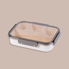 USB보온도시락 휴대용 전자 레인지 가열 도시락 상자 학생용 플라스틱 도시락 상자, A, 1개